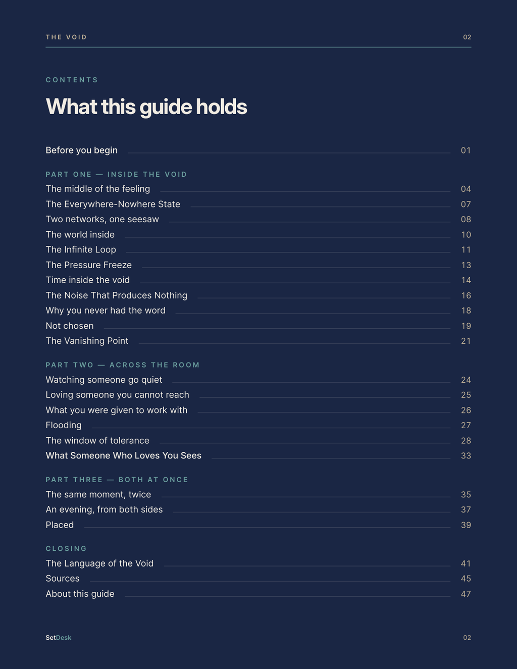 The Void