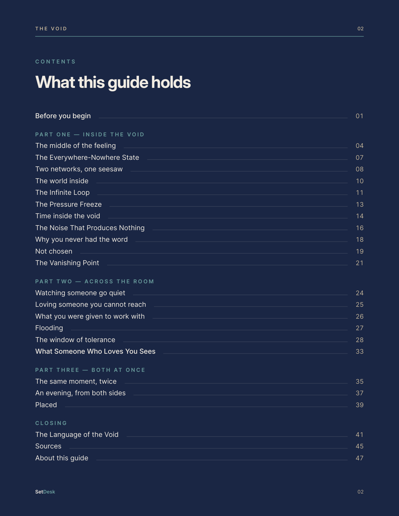 The Void