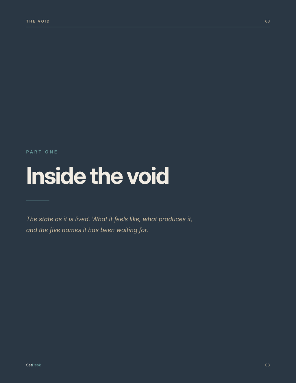 The Void