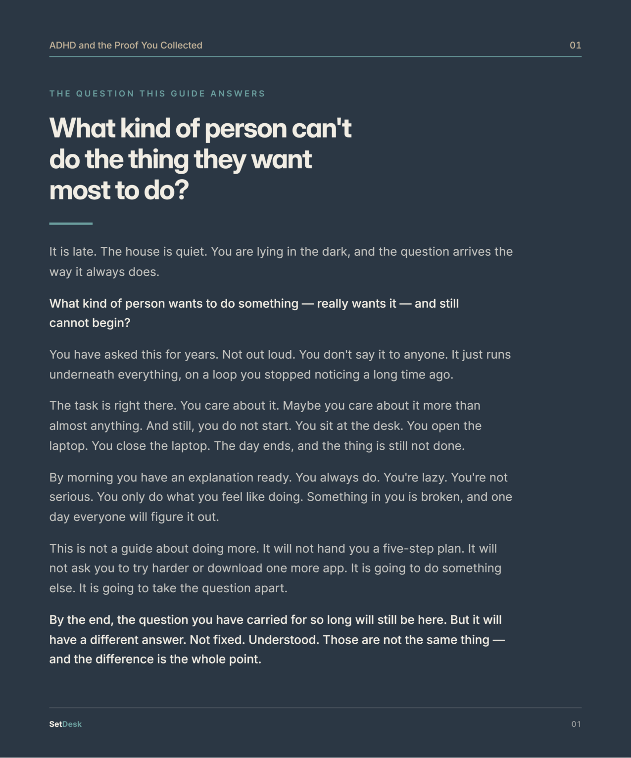 ADHD and the Proof You Collected